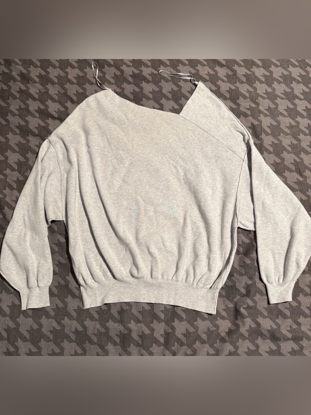 ▪️Free People▪️off the shoulder sweatshirt Cashmere sz Large